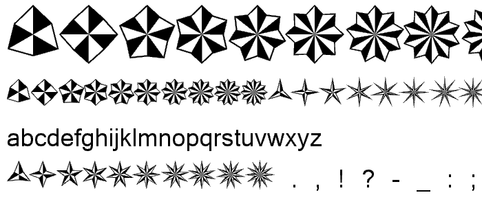 Basic Star font